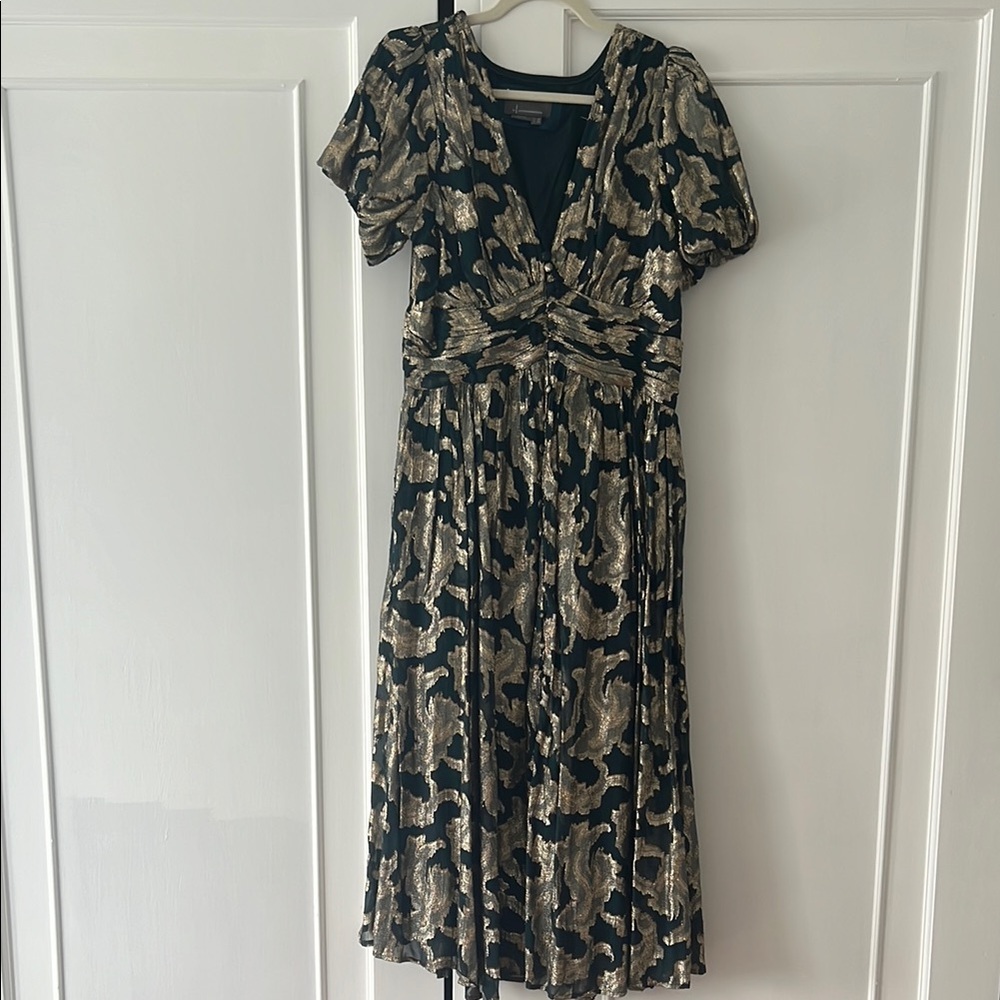 Green and Gold Women's Dress